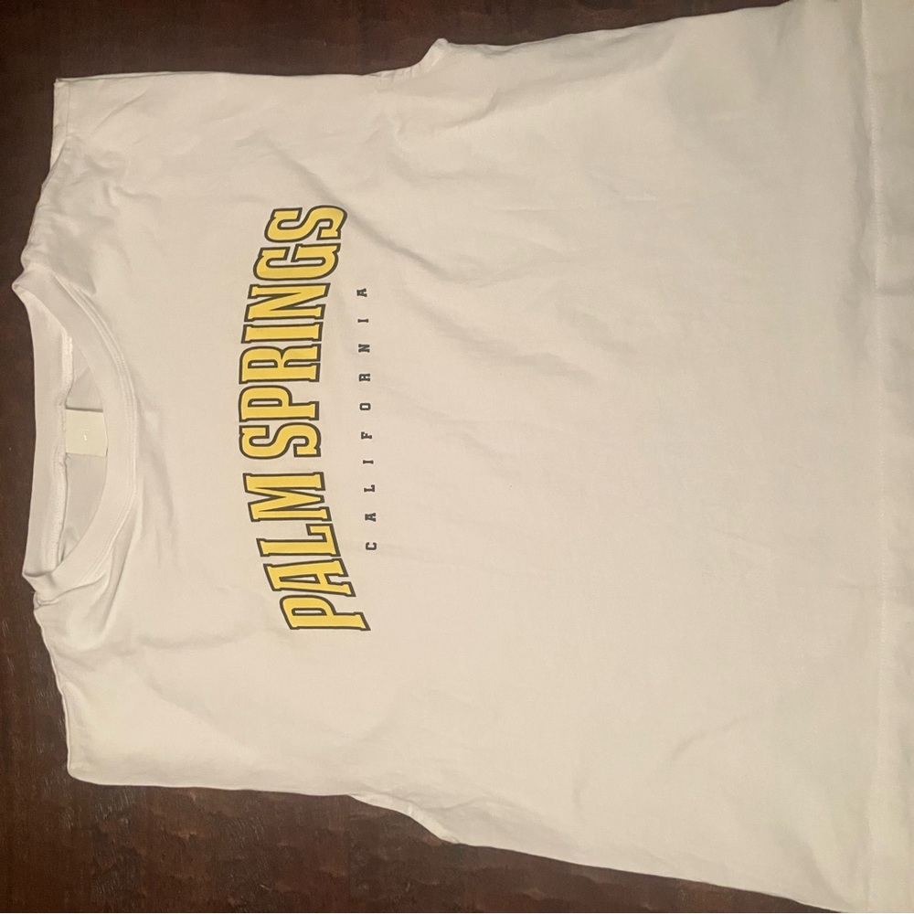 White Palm Springs Graphic Tee
